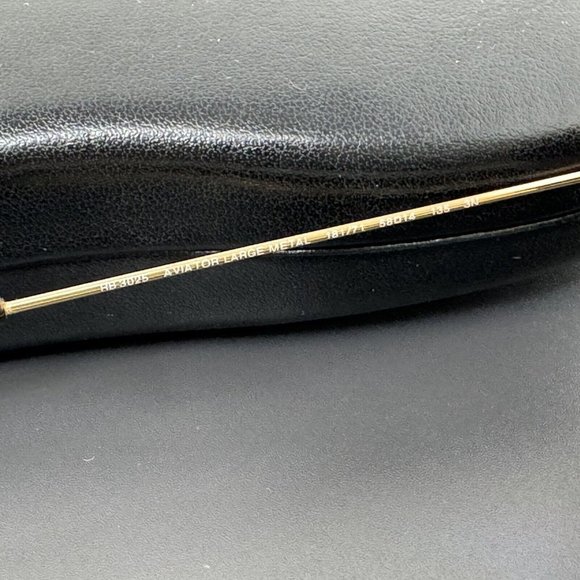 RAY BAN RB3025 181 71 Aviator Gold Unisex 58mm Sunglasses Excellent Condition main image 5